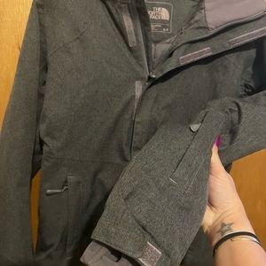 Northface Jacket, Size S, Grey with Dark Purple tint.
